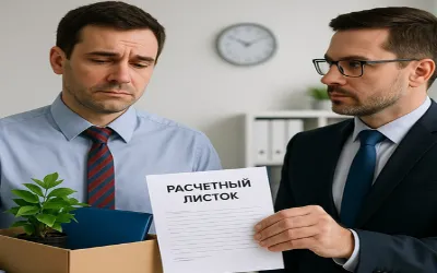 Уволенному сотруднику нужно выдать расчетный листок в день увольнения